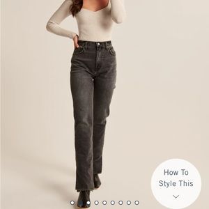 Abercrombie & Fitch The 90’s Straight Ultra High Rise Jeans
